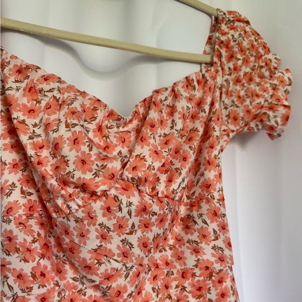 Floral Off-Shoulder Romper